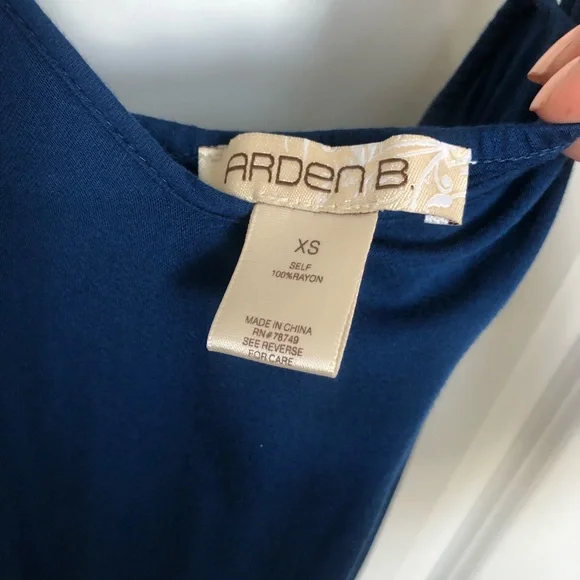 Arden B strappy blue wide leg jumpsuit - Picture 6 of 6